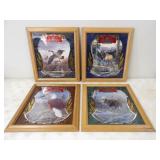 Old Milwaukee Beer Wildlife Series II 1-4 Mirrors