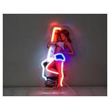 Spark Plug Lady LED Neon Sign 14T x 6.5W