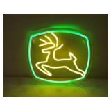 13x12 John Deere Logo LED Neon Sign