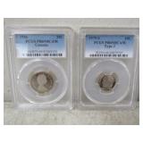 1986 Canada 25c PCGS PR69 Dcam & 1979-S 10c PCGS