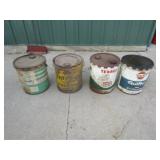 Cen-pe-co, Texaco,Cities Service,Gulf, Oil Cans