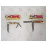 Crowing Rooster Whittler & Trapper Knives