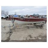 1987 Crestliner Nordic Commander 16ft. Alum Boat