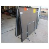 Stiga #48107 Fold up Ping Pong Table on Dolly