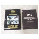 1994 Arctic Cat EXT 580 Serivice Manual & Parts Ma