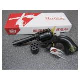 NIB-Heritage Rough Rider 22LR & 22 WMR, 6 Shot