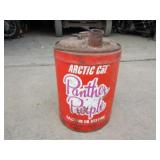 Arctic Cat Panther Purple 5 Gal. Oil Can