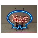 Works-Pabst Brewing Co. Neon Ribbon Hanging Light