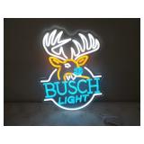 12x15 Busch Light Deer II LED Neon Sign