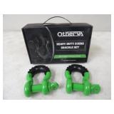NIB-Heavy Duty D-Ring Shackle Set (3/4in. D-Ring