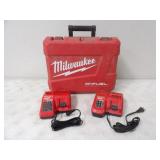 2-Milwaukee M12&M18 120v Chargers &