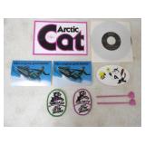 Arctic Cat, Patches, Stickers,Post Cards, Mixers