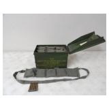 400rds-308 Win Ammo w/Belts & Ammo Can
