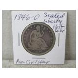 1846-O Seated Liberty Half Dollar Pre Civil War