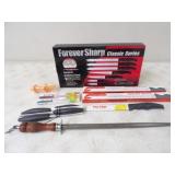 Dexter Russel 14in. Knife Sharpener &8pc Knife Set