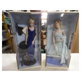 2-Diana Princess of Wales Portrait Porcelain Dolls