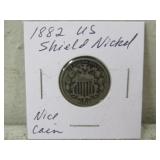 1882 US Shield Nickel