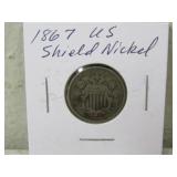 1867 US Shield Nickel