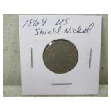 1869 US Shield Nickel