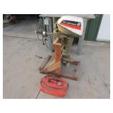 Johnson Seahorse 6HP Outboard Motor w/3Gal Gas Can