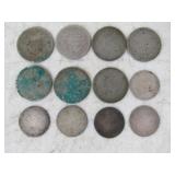 12-Unknown US Silver Coins