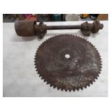 Buzz Saw Mandrel w/20in. Blade