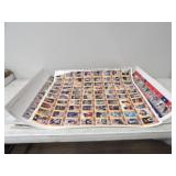 6-Pages of Uncut Baseball Cards, Read Disc.