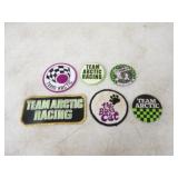3-Arctic Cat Embroidered Patches,3-AC Racing Pins