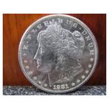 1881-S Silver Morgan Dollar