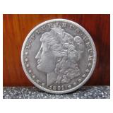 1891-CC Silver Morgan Dollar