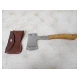 Case Tested XX Hatchet w/Wood Handle & Leather