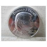 President Trump 45th President 1oz Silver Coin