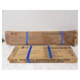 1-3ft. Elec. Baseboard Heater & 1-2ft. Elec. Baseb