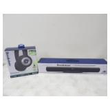 NIB Brookstone Action Play Sport Wireless Headphon