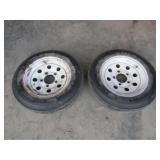 2-4.80-12 Tires on 5 Hole Rims