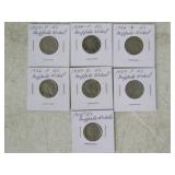 1916-P,1927-P,1934-P,1936-D & P,1937-D & P Buffalo