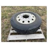 285-75-24.5 Tire on 10 Hole Alum Rim