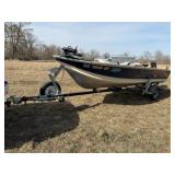 Northwood 1675 Alum Boat, Mercury 25HP Outboard