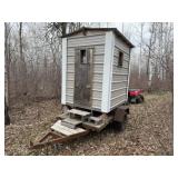 5ft.x6ft.x7ft.H Deer Stand on 55in.x8ft. Single