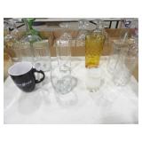 9 Assorted Glasses