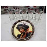 5-A&W Mugs, 1-Dr.Pepper Collector Tray