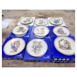 10-M.J Hummel Annual Plates, 2-1971,72,73,74,75