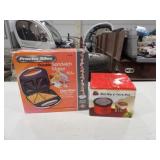NIB-Proctor Silex Double Sandwich Maker &
