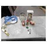 4-Xmax Platters, Silvestri Tree Topper, Misc. Xmas