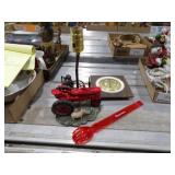 Farmall H Lamp Base (No Shade), Hygrometer, &
