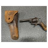 7mm Pin Fire Revolver w/US Holster,4 3/4in. Barrel