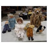 6 Various Dolls