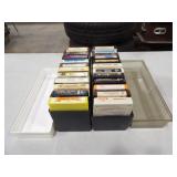 Approx. 24-8 Tracks w/Hard Storage Cases