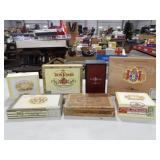 7 Various Cigar Boxes
