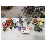 Various Toys- 2 Planes & 6 , Misc.